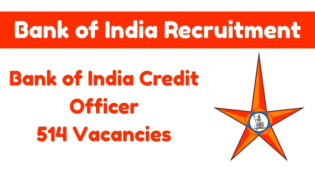 Bank of India Credit Officer (514) – Apply by Jan 05, 2026