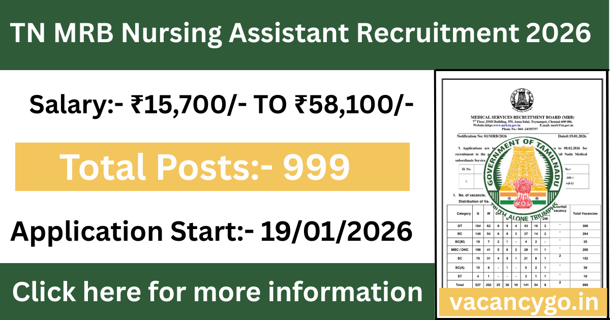 TN MRB Nursing Assistant Recruitment 2026